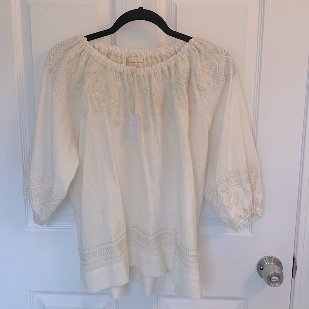 Gorgeous The Coast Brand top. New with tags. Color is cream. Size small